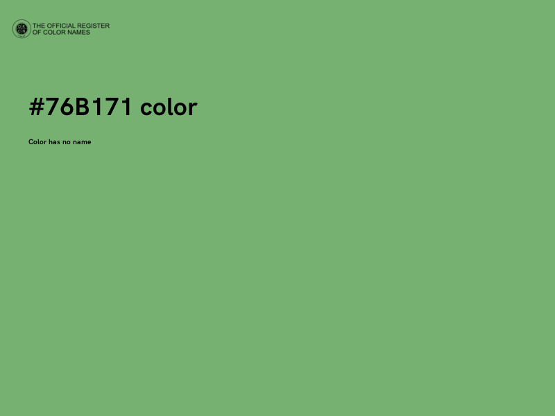 #76B171 color image