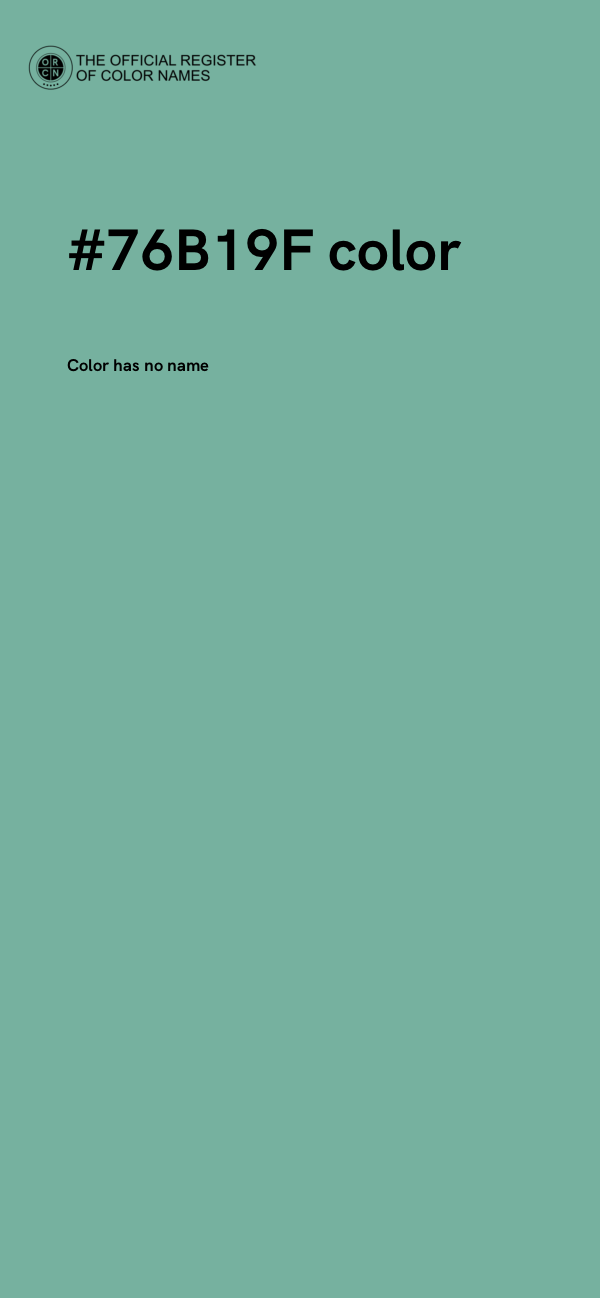 #76B19F color image