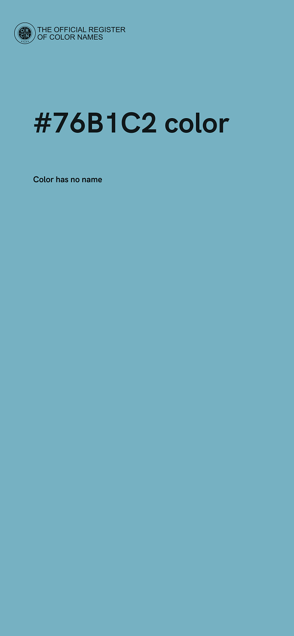 #76B1C2 color image