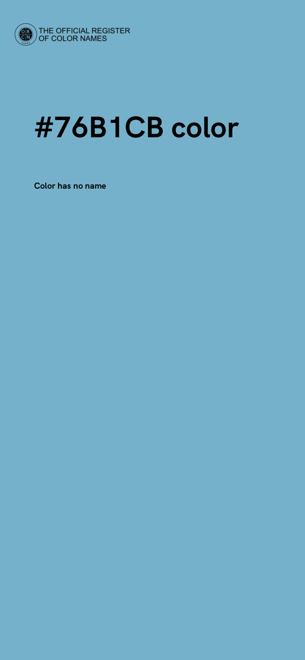#76B1CB color image