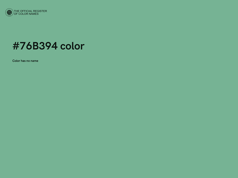#76B394 color image