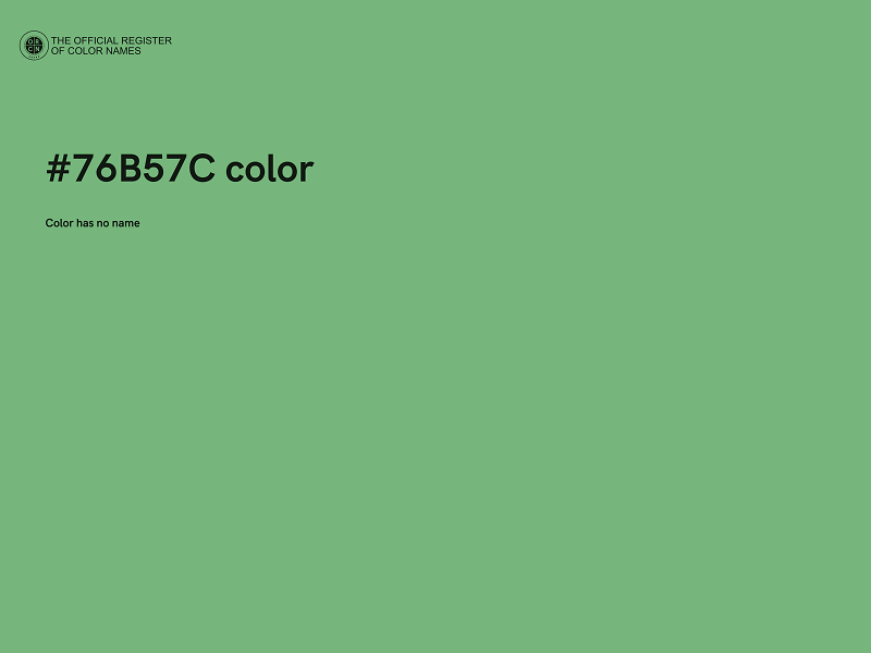 #76B57C color image