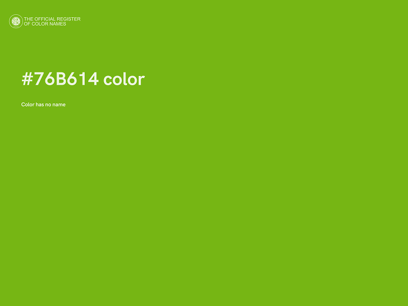 #76B614 color image