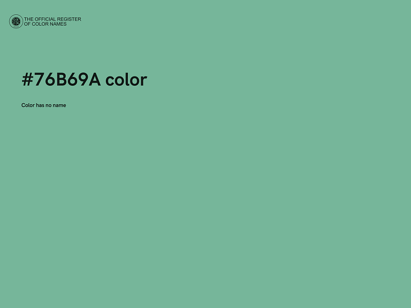 #76B69A color image