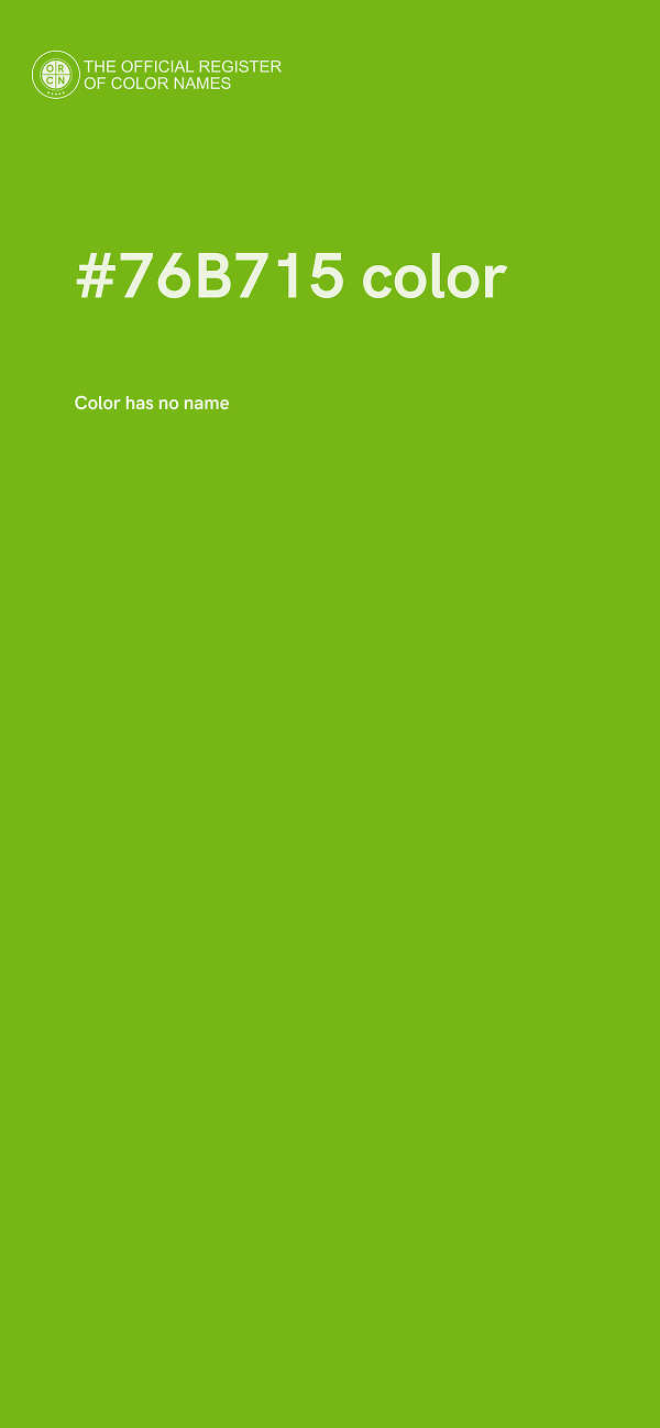 #76B715 color image
