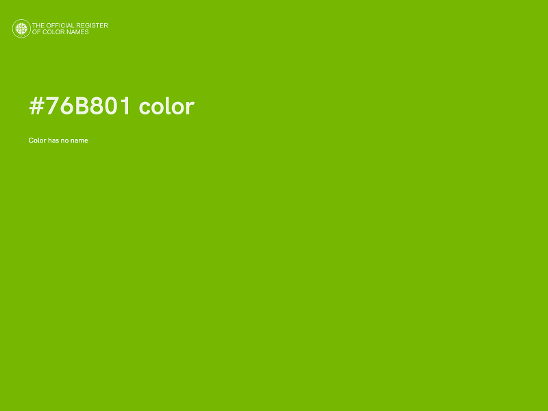 #76B801 color image