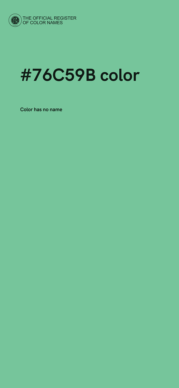 #76C59B color image