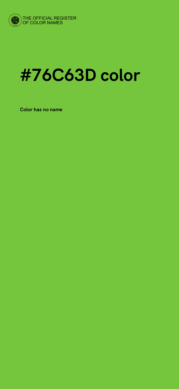 #76C63D color image