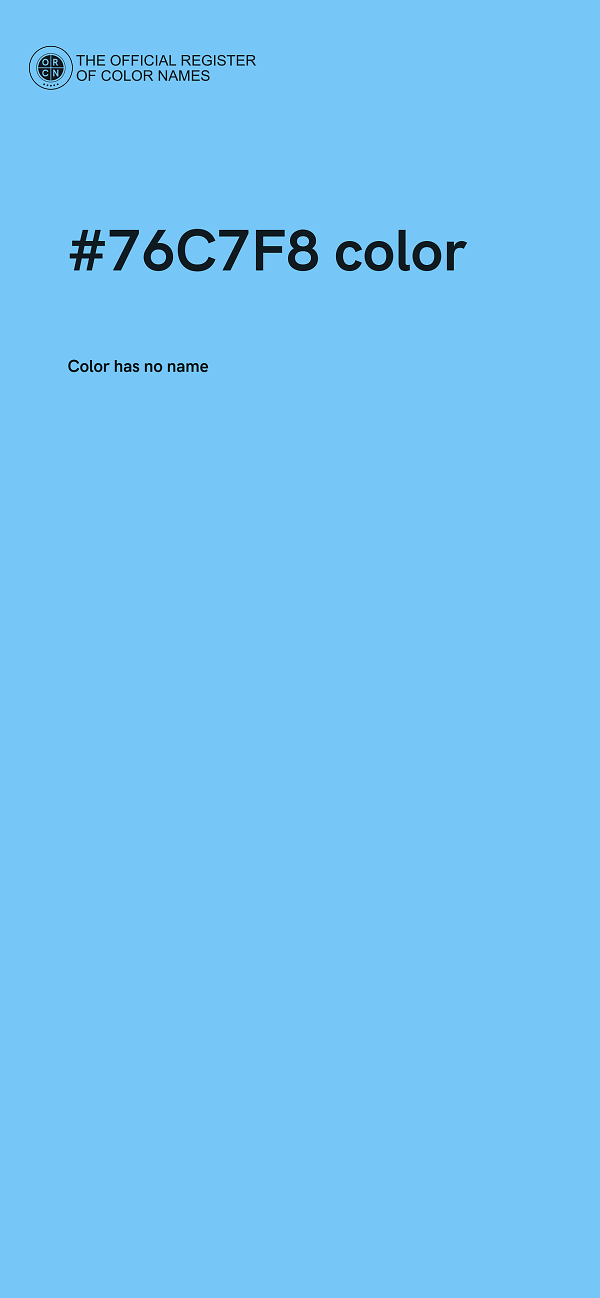#76C7F8 color image