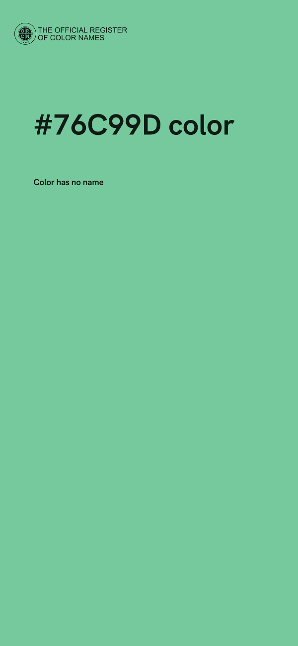 #76C99D color image