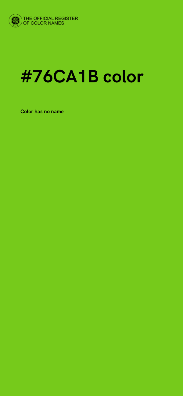 #76CA1B color image
