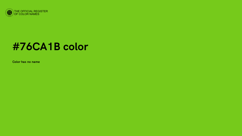 #76CA1B color image