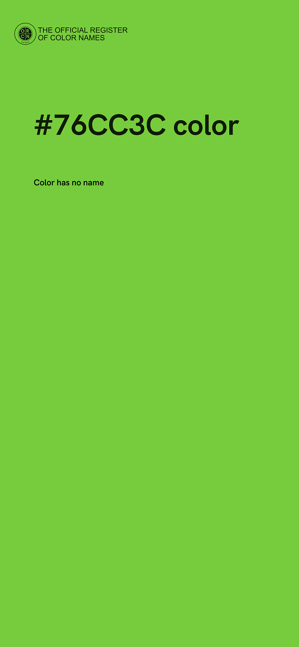 #76CC3C color image