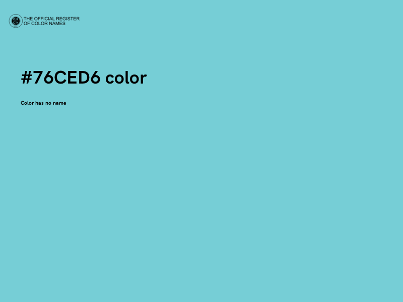 #76CED6 color image