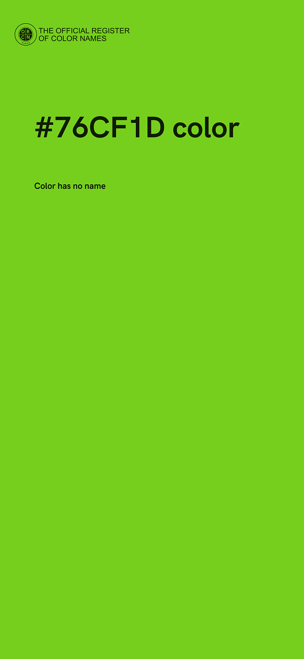 #76CF1D color image