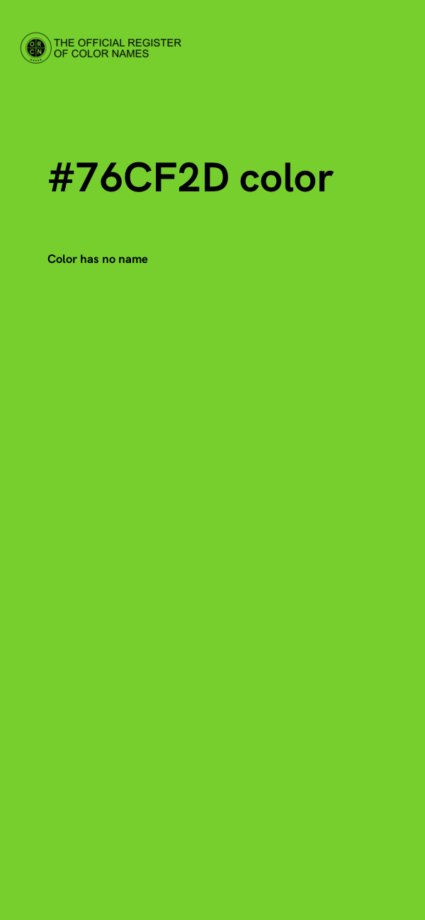 #76CF2D color image