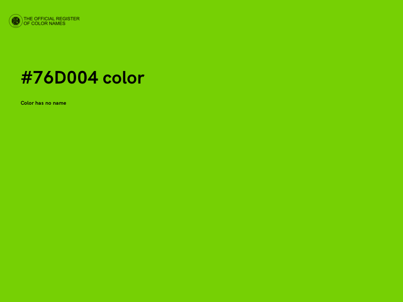 #76D004 color image