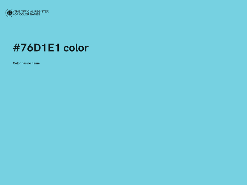 #76D1E1 color image