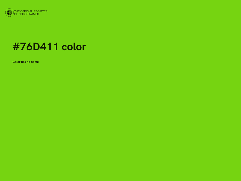 #76D411 color image