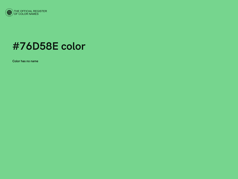 #76D58E color image