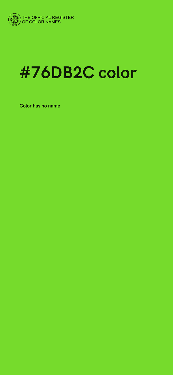 #76DB2C color image