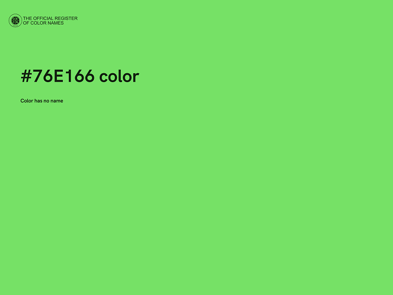 #76E166 color image