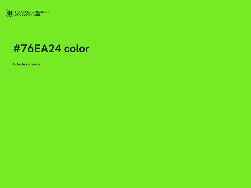 #76EA24 color image