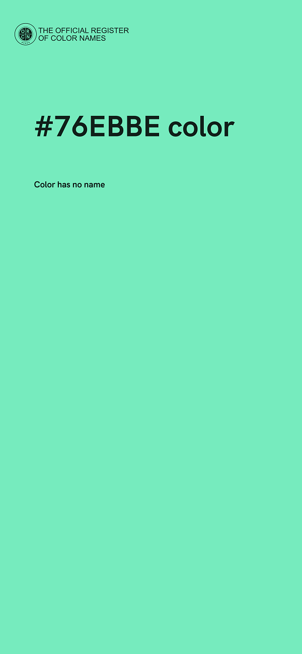 #76EBBE color image