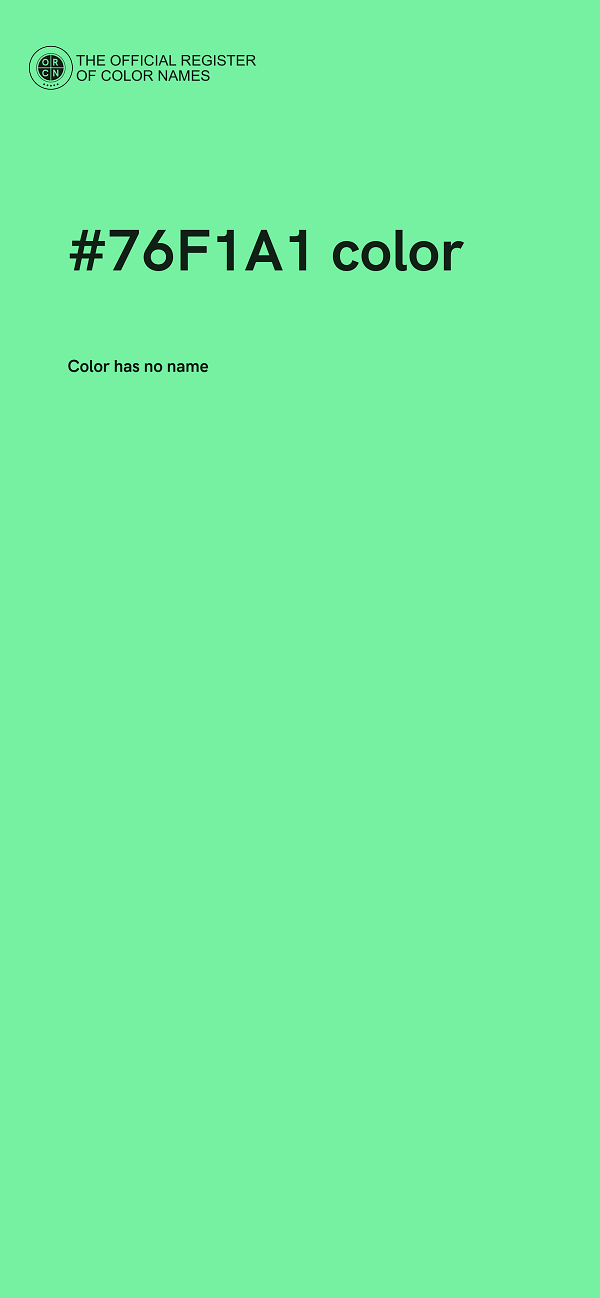 #76F1A1 color image