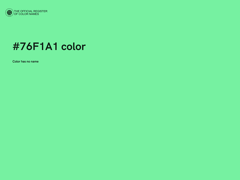 #76F1A1 color image