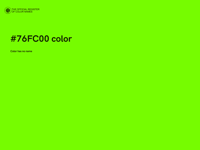 #76FC00 color image