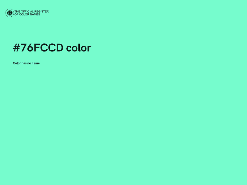 #76FCCD color image