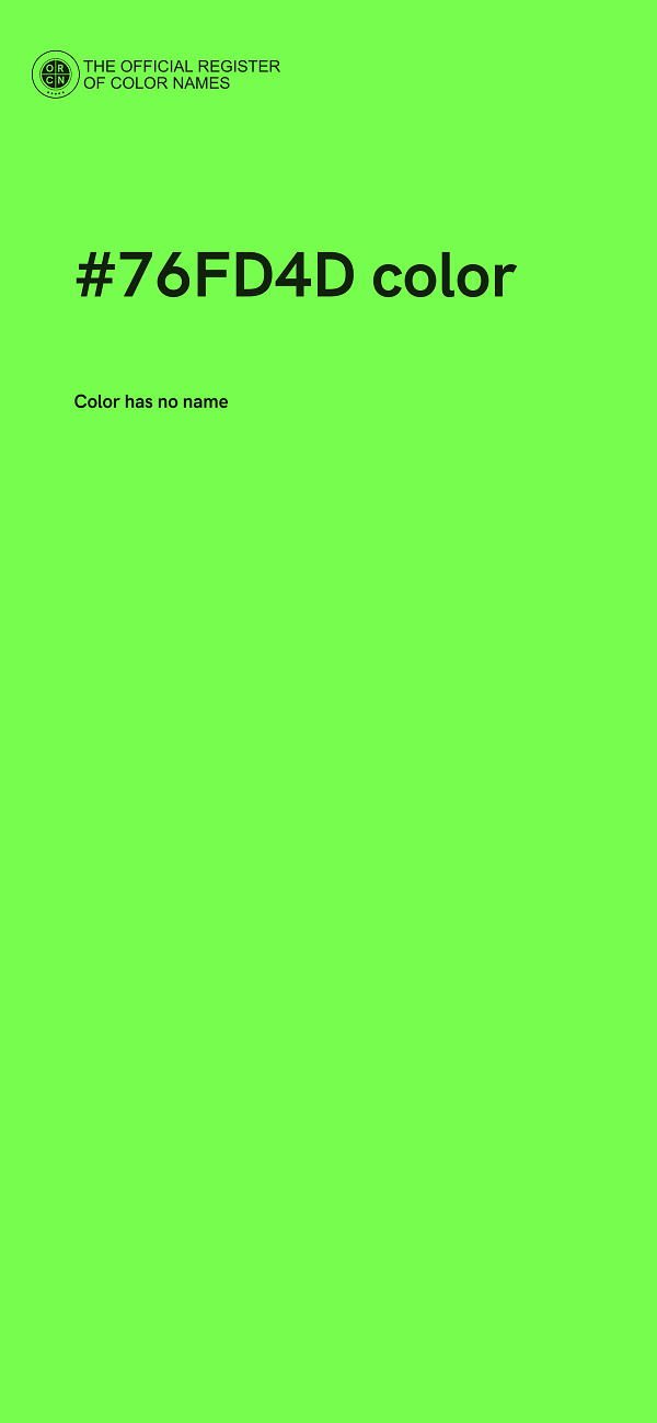 #76FD4D color image