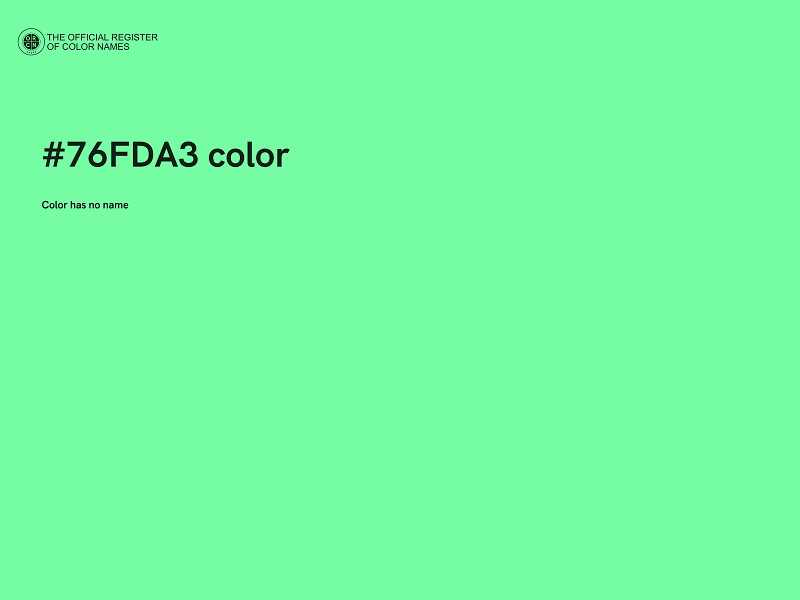 #76FDA3 color image