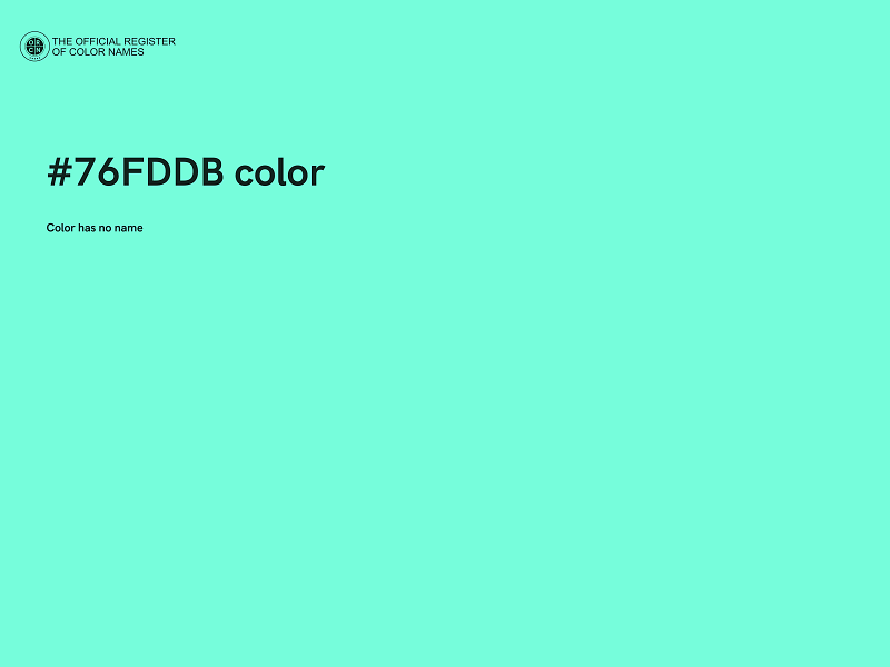 #76FDDB color image