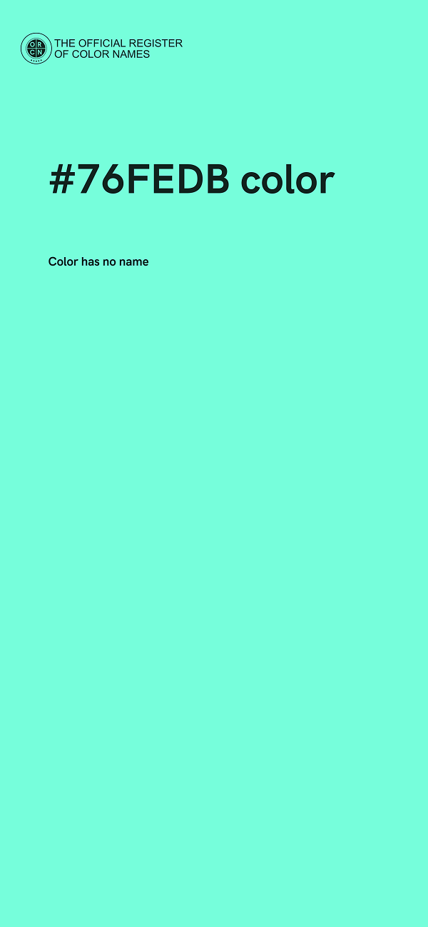#76FEDB color image