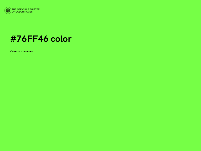 #76FF46 color image