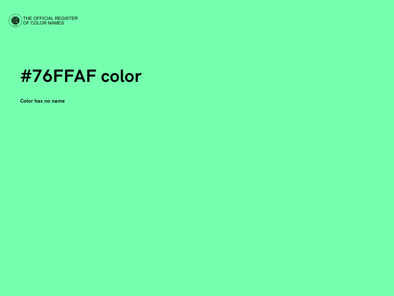 #76FFAF color image