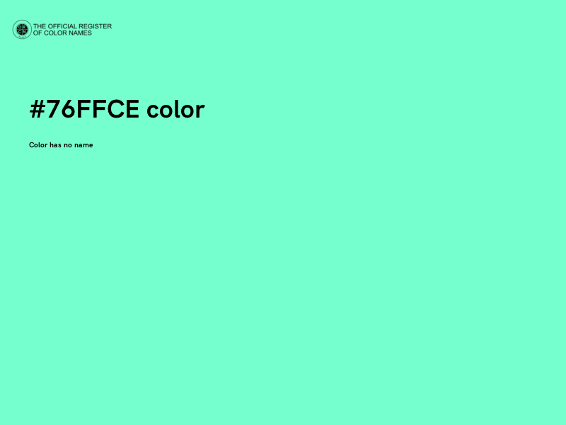 #76FFCE color image