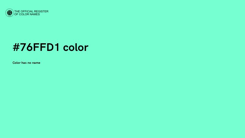 #76FFD1 color image
