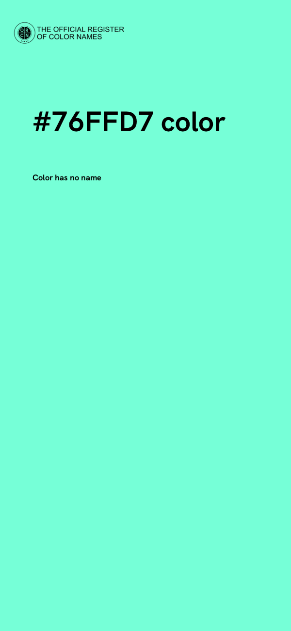 #76FFD7 color image