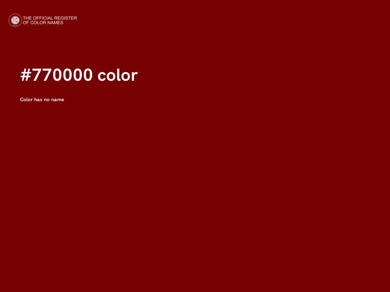#770000 color image