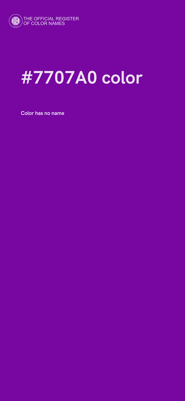#7707A0 color image