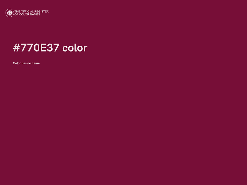 #770E37 color image