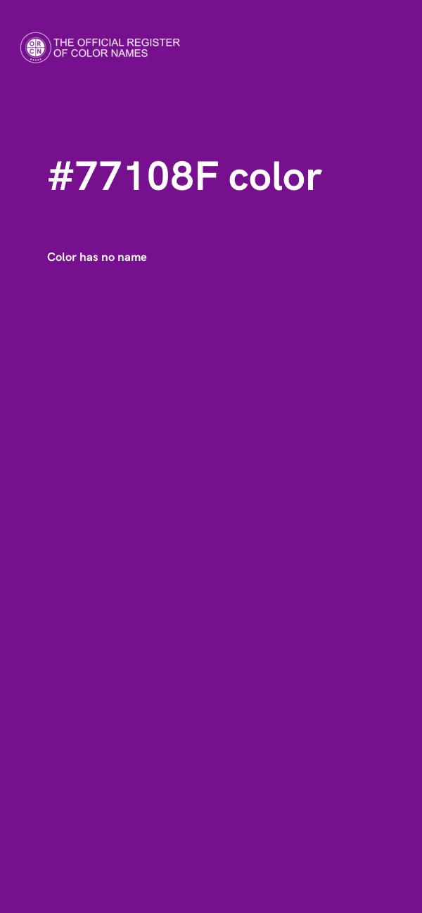 #77108F color image