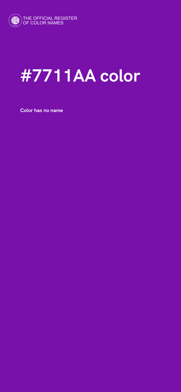 #7711AA color image