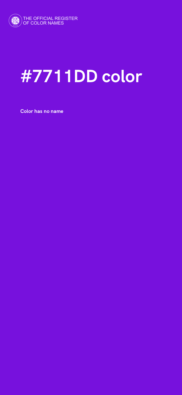 #7711DD color image