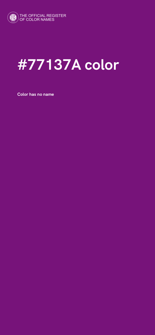 #77137A color image