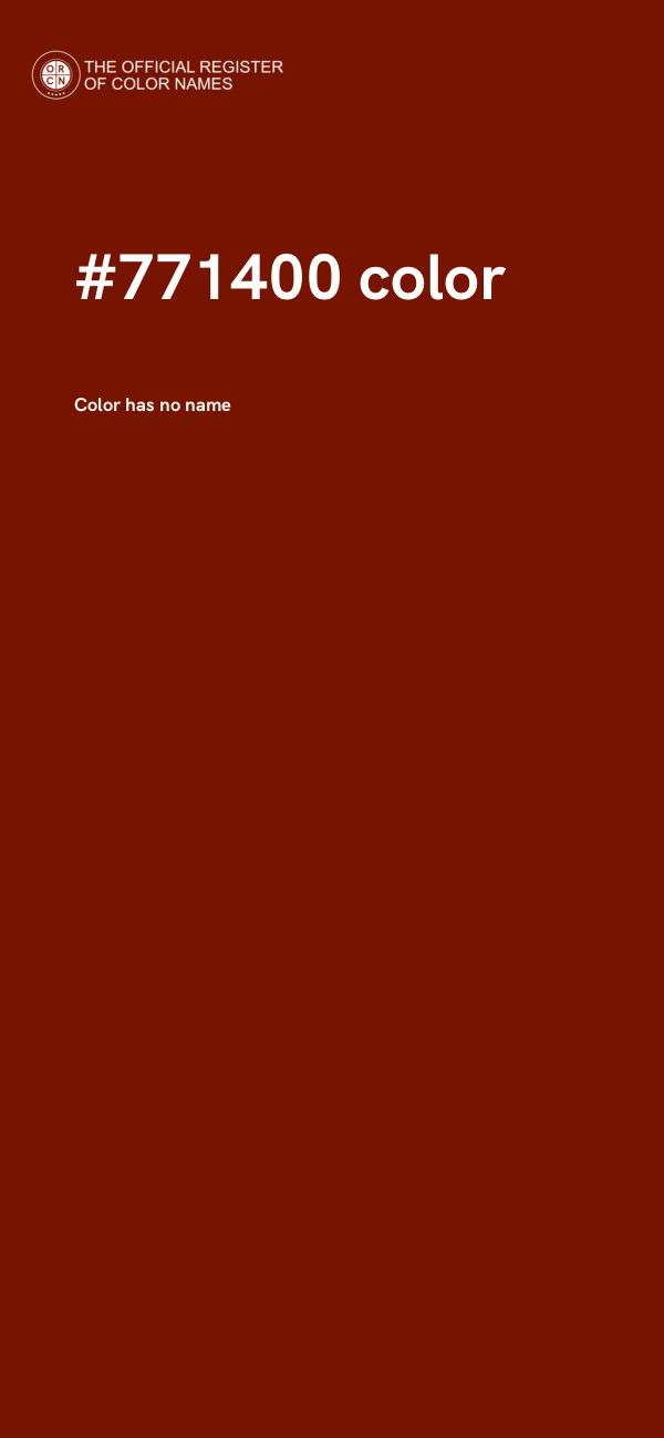 #771400 color image