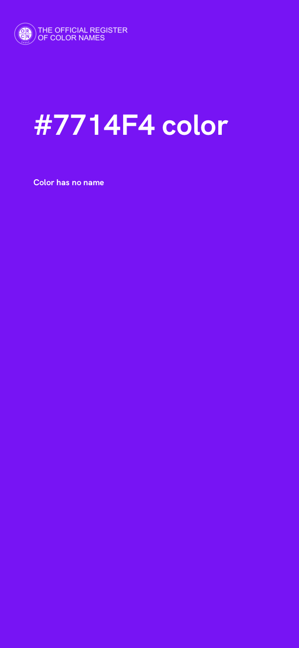 #7714F4 color image